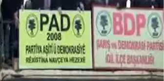 İdil'de Belediye Ve Bdp'de Türkçe-Kürtçe Tabelalar