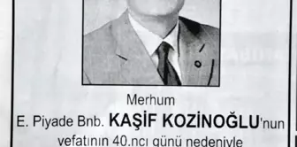 Kozinoğlu'naTrabzon'da Mevlit Okutulacak