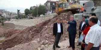 Başkan İncelemelerde Bulundu