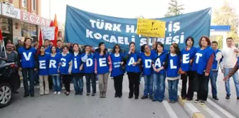 Gölcük Tersanesi İşçilerinden Vergide Adaletsizlik Protestosu