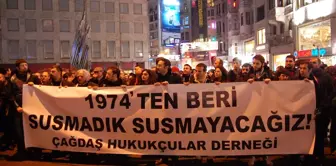 Taksim'de Dhkp-C Operasyonuna Protesto