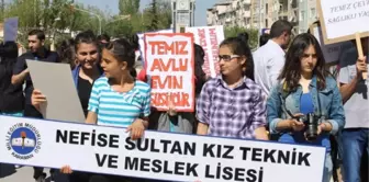 Meslek Liseleri Karaman'ı Temizliyor