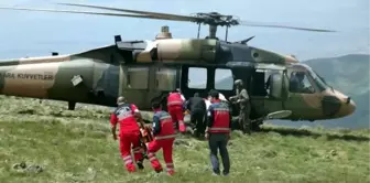 Yaralanan Çocuk Helikopterle Hastaneye Kaldırıldı