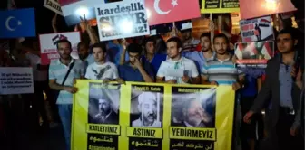 İstanbul'da Mısır Cumhurbaşkanı Mursi'ye Destek Gösterisi