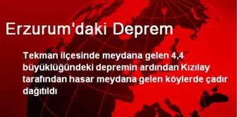 Kızılay Deprem Mağdurlarına Çadır Dağıttı