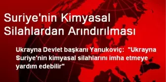 Suriye'nin Kimyasal Silahlardan Arındırılması