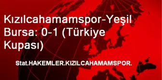 Kızılcahamamspor-Yeşil Bursa: 0-1 (Türkiye Kupası)