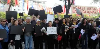 Balyoz Hükümlüsü Asker Yakınlarından 'Adalet İçin Sessiz Çığlık' Eylemi