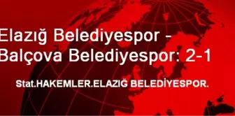 Elazığ Belediyespor - Balçova Belediyespor: 2-1