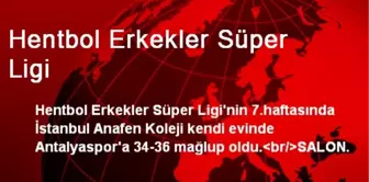 Hentbol Erkekler Süper Ligi