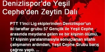 Denizlisporda Yeşil Cephe'den Barış Çağrısı