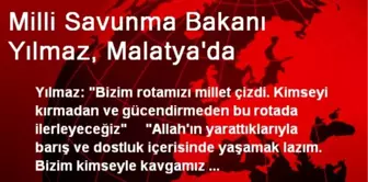 Milli Savunma Bakanı Yılmaz, Malatya'da