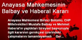 Anayasa Mahkemesinin Balbay ve Haberal Kararı