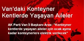 Van'daki Konteyner Kentlerde Yaşayan Aileler