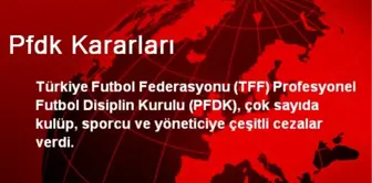 Pfdk Kararları