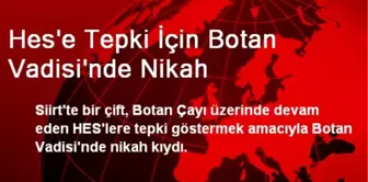 Hes'e Tepki İçin Botan Vadisi'nde Nikah