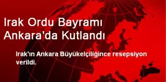 Irak Ordu Bayramı Ankara'da Kutlandı