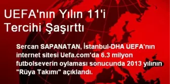 UEFA'nın Yılın 11'i Tercihi Şaşırttı