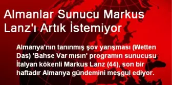 Almanlar Sunucu Markus Lanz'ı Artık İstemiyor