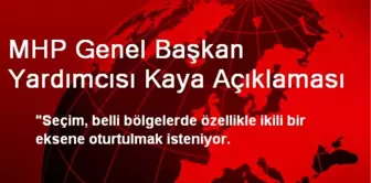 MHP Genel Başkan Yardımcısı Kaya Açıklaması