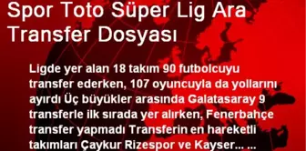 Spor Toto Süper Lig Ara Transfer Dosyası