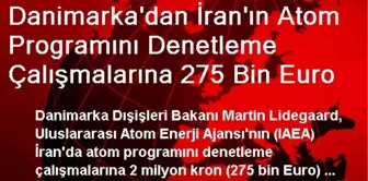 Danimarka'dan İran'ın Atom Programını Denetleme Çalışmalarına 275 Bin Euro