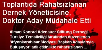 Toplantıda Rahatsızlanan Dernek Yöneticisine, Doktor Aday Müdahale Etti