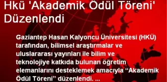 Hkü 'Akademik Ödül Töreni' Düzenlendi