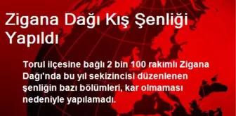 Zigana Dağı Kış Şenliği Yapıldı