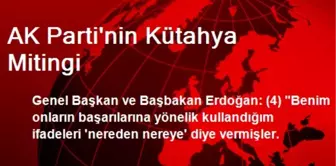 AK Parti'nin Kütahya Mitingi