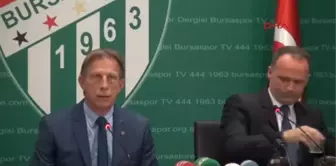 Bursaspor Teknik Direktörü Daum: 'Olaylar Normal Değil'