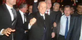 Burhaniye'de Bahçeli'ye Görkemli Karşılama