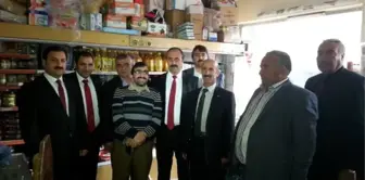 Aşkale Belediye Başkanı Başaran, Esnaf Ziyaretinde Bulundu