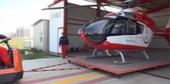 Helikopter Ambulans Can Kurtarmaya Hazır