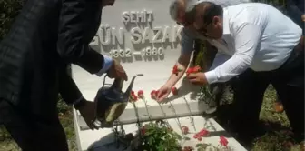 Şehit Gün Sazak Mezarı Başında Anıldı