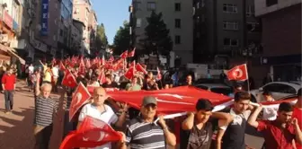 Zonguldak'ta Bayrak Protestosu