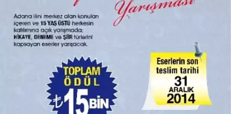 Sarıçam Belediyesi Portakal Çiçeği Edebiyat Ödülleri Yarışması