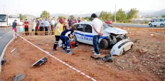 Tır Polis Otosuna Çarptı: 1 Polis Şehit, 1 Polis Ağır Yaralı