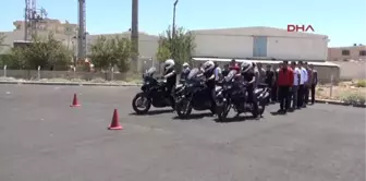 Şanlıurfa'da Polislere Motosiklet Sürüş Eğitimi