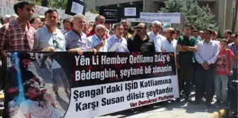 Van'da 58 STÖ'den IŞİD Protestosu