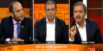 Mehmet Faraç ile CHP'li Tunay'ın Canlı Yayın Kavgası