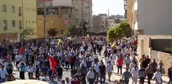 Nusaybin'deki Kobani'ye Destek Yürüyüşünde Olay