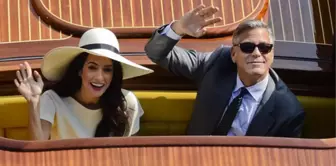 George Clooney ve Amal Alamuddin'in Düğününden İlk Kare