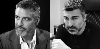 Murat Erbey'in Sakallı Albüm Fotoğrafına George Clooney Düzenlemesi