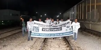 Özelleştirmeye Karşı Tren Raylarından Yürüdüler