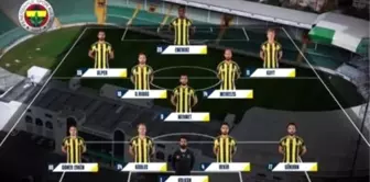 Fenerbahçemizin Bursa Deplasmanındaki İlk 11'i