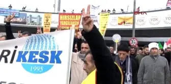 DİSK ve KESK, Bütçe Kanun Tasarısını Protesto Etti