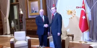 Erdoğan, Irak Cumhurbaşkanı Yardımcısı Nuceyfi'yi Kabul Etti