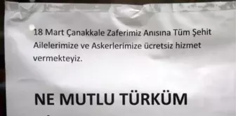 Şehit Ailelerini ve Askerleri Ücretsiz Tıraş Etti