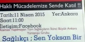 Ataması Yapılmayan Sağlık Çalışanları 11 Nisan'da Ankara'da Buluşuyor